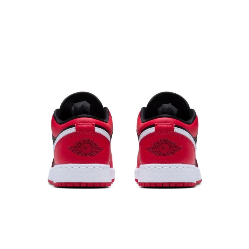 Big Kids Jordan 1 Low Very Berry Black/White-Very Berry (553560 061)