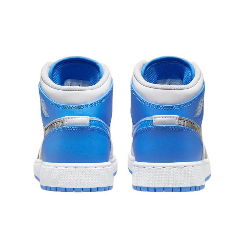 Big Kids Jordan 1 Mid Ss Game Winner White/Univ Blu-Strfsh (Dr6492 100)