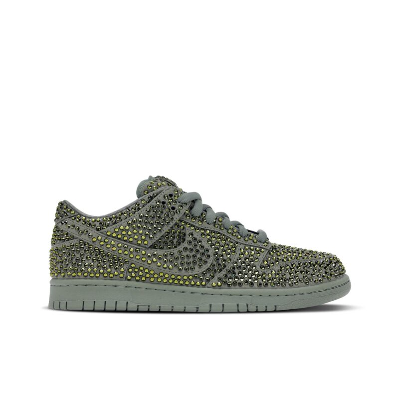 Cactus Plant Flea Market x Swarovski x Dunk Low Spiral Sage CZ2670-300