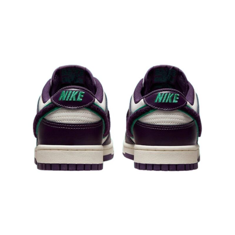Mens Nike Dunk Low Retro Chenille Swoosh Sail/Grand Purple (Dq7683 100)