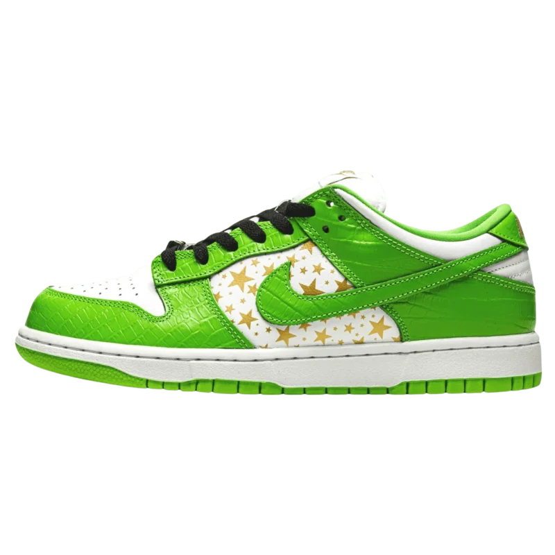 Supreme X Nike Dunk Low Og Sb Qs Mean Green